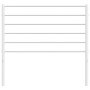 Cabecero de metal blanco 80 cm de vidaXL, Cabeceros y pies de cama - Ref: Foro24-352395, Precio: 22,31 €, Descuento: %