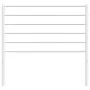 White metal headboard 80 cm by vidaXL, Headboards and footboards - Ref: Foro24-352395, Price: 21,90 €, Discount: %