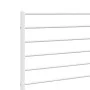 White metal headboard 80 cm by vidaXL, Headboards and footboards - Ref: Foro24-352395, Price: 21,90 €, Discount: %