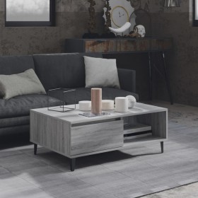 Mesa de centro madera de ingeniería gris Sonoma 90x60x35 cm en Mesas de centro | Comprar online en Foru.es