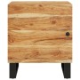 Mesita de noche de madera maciza de acacia 40x33x46 cm de vidaXL, Mesitas de noche - Ref: Foro24-345210, Precio: 59,05 €, Des...