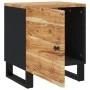 Solid acacia wood bedside table 40x33x46 cm by vidaXL, Nightstands - Ref: Foro24-345210, Price: 58,30 €, Discount: %