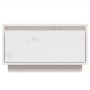Mesa de centro de madera maciza de pino blanco 55x56x32 cm en Mesas de centro | Comprar online en Foru.es
