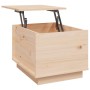 Mesa de centro de madera maciza de pino 40x50x35 cm en Mesas de centro | Comprar online en Foru.es