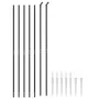 Near anthracite gray spiked wire anchor 1.8x10 m by vidaXL, fence panels - Ref: Foro24-154245, Price: 139,05 €, Discount: %