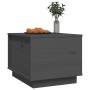 Mesa de centro de madera maciza de pino gris 40x50x35 cm en Mesas de centro | Comprar online en Foru.es