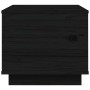Mesa de centro de madera maciza de pino negro 40x50x35 cm en Mesas de centro | Comprar online en Foru.es