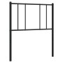 Cabecero de metal negro 100 cm de vidaXL, Cabeceros y pies de cama - Ref: Foro24-352509, Precio: 21,11 €, Descuento: %