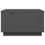 Mesa de centro madera maciza de pino gris 60x50x35 cm en Mesas de centro | Comprar online en Foru.es