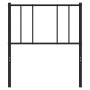 Cabecero de metal negro 100 cm de vidaXL, Cabeceros y pies de cama - Ref: Foro24-352509, Precio: 21,11 €, Descuento: %