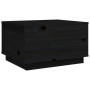 Mesa de centro de madera maciza de pino negro 60x50x35 cm en Mesas de centro | Comprar online en Foru.es