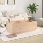 Mesa de centro de madera maciza de pino 100x50x35 cm en Mesas de centro | Comprar online en Foru.es