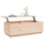 Mesa de centro de madera maciza de pino 100x50x35 cm en Mesas de centro | Comprar online en Foru.es