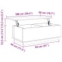Mesa de centro de madera maciza de pino 100x50x35 cm en Mesas de centro | Comprar online en Foru.es