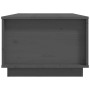 Mesa de centro de madera maciza de pino gris 100x50x35 cm en Mesas de centro | Comprar online en Foru.es