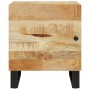 Mesita de noche de madera maciza de mango 40x33x46 cm de vidaXL, Mesitas de noche - Ref: Foro24-345208, Precio: 67,31 €, Desc...