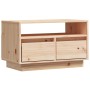 Mueble de TV de madera maciza de pino 60x35x37 cm en Muebles TV | Comprar online en Foru.es