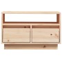 Mueble de TV de madera maciza de pino 60x35x37 cm en Muebles TV | Comprar online en Foru.es