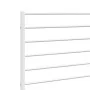 Cabecero de metal blanco 200 cm de vidaXL, Cabeceros y pies de cama - Ref: Foro24-352406, Precio: 32,26 €, Descuento: %