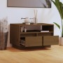 Mueble de TV madera maciza de pino marrón miel 60x35x37 cm en Muebles TV | Comprar online en Foru.es