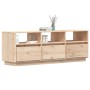 Mueble de TV de madera maciza de pino 140x37x50 cm en Muebles TV | Comprar online en Foru.es