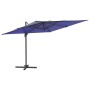 Sombrilla colgante con poste de aluminio azul celeste 400x300cm de vidaXL, Sombrillas - Ref: Foro24-319922, Precio: 210,03 €,...
