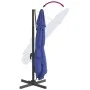 Sombrilla colgante con poste de aluminio azul celeste 400x300cm de vidaXL, Sombrillas - Ref: Foro24-319922, Precio: 210,03 €,...
