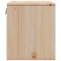 Armario de pared de madera maciza de pino 45x30x35 cm en Estanterías | Comprar online en Foru.es