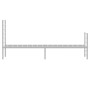 Estructura cama metal con cabecero y pie cama blanca 100x200 cm de vidaXL, Camas y somieres - Ref: Foro24-352381, Precio: 72,...