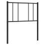 Black metal headboard 90 cm by vidaXL, Headboards and footboards - Ref: Foro24-352508, Price: 22,78 €, Discount: %