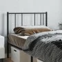 Black metal headboard 90 cm by vidaXL, Headboards and footboards - Ref: Foro24-352508, Price: 22,78 €, Discount: %