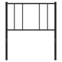 Cabecero de metal negro 90 cm de vidaXL, Cabeceros y pies de cama - Ref: Foro24-352508, Precio: 23,43 €, Descuento: %