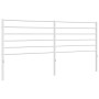 Cabecero de metal blanco 180 cm de vidaXL, Cabeceros y pies de cama - Ref: Foro24-352404, Precio: 34,22 €, Descuento: %