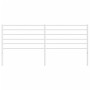 Cabecero de metal blanco 180 cm de vidaXL, Cabeceros y pies de cama - Ref: Foro24-352404, Precio: 34,22 €, Descuento: %