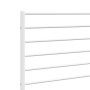 Cabecero de metal blanco 180 cm de vidaXL, Cabeceros y pies de cama - Ref: Foro24-352404, Precio: 34,22 €, Descuento: %