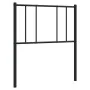 Black metal headboard 75 cm by vidaXL, Headboards and footboards - Ref: Foro24-352506, Price: 15,48 €, Discount: %