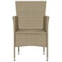 Juego de comedor de jardín 7 piezas ratán sintético beige en Conjuntos de jardín | Comprar online en Foru.es
