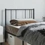 Black metal headboard 75 cm by vidaXL, Headboards and footboards - Ref: Foro24-352506, Price: 15,48 €, Discount: %