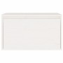 Armario de pared madera maciza de pino blanco 60x30x35 cm en Estanterías | Comprar online en Foru.es