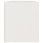Armario de pared madera maciza de pino blanco 60x30x35 cm en Estanterías | Comprar online en Foru.es