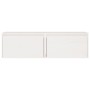 Armarios de pared 2 uds madera maciza pino blanco 60x30x35 cm en Estanterías | Comprar online en Foru.es