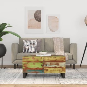 Mesa de centro madera reciclada y contrachapada 80x50x40 cm de vidaXL, Mesas de centro - Ref: Foro24-350638, Precio: 146,19 €...