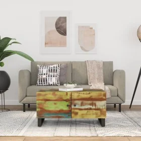Mesa de centro madera reciclada y contrachapada 80x50x40 cm de vidaXL, Mesas de centro - Ref: Foro24-350638, Precio: 143,48 €...
