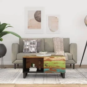 Recycled wood and plywood coffee table 80x50x40 cm by vidaXL, Coffee table - Ref: Foro24-350634, Price: 116,85 €, Discount: %