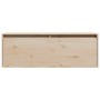 Armario de pared de madera maciza de pino 100x30x35 cm en Estanterías | Comprar online en Foru.es