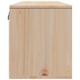 Armario de pared de madera maciza de pino 100x30x35 cm en Estanterías | Comprar online en Foru.es