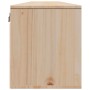 Armario de pared 2 uds madera maciza de pino 100x30x35cm en Estanterías | Comprar online en Foru.es