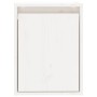 Armario de pared 2 uds madera maciza de pino blanco 30x30x40 cm en Estanterías | Comprar online en Foru.es