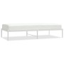 Estructura de cama de metal blanca 90x190 cm de vidaXL, Camas y somieres - Ref: Foro24-350905, Precio: 77,85 €, Descuento: %