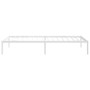 Estructura de cama de metal blanca 90x190 cm de vidaXL, Camas y somieres - Ref: Foro24-350905, Precio: 77,85 €, Descuento: %
